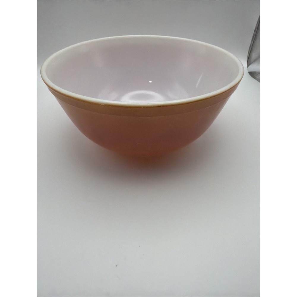 Rare Vintage Pyrex Orange Flameglo Gradient Serving Bowl - 1.5 Quart